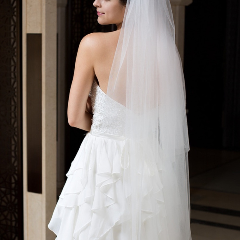 Elegant White Bridal Veil